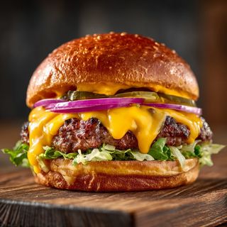 Classic burger + cartofi prajiti + sos + bautura