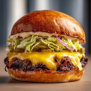 Double smash trufe + cartofi + sos + bautura