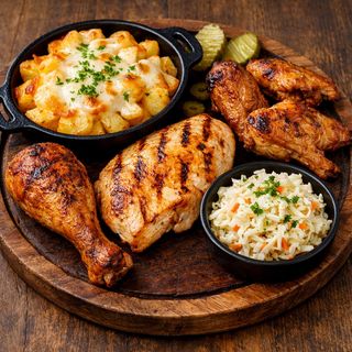 Platou grill 2 persoane de pui