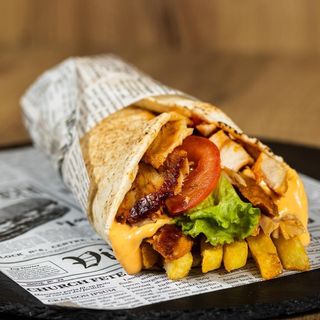 Shaorma mix mare + doza pepsi