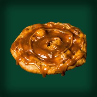 Langos cu crema caramel