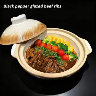 Vita Glazurata cu Piper Negru 黑椒牛肋排