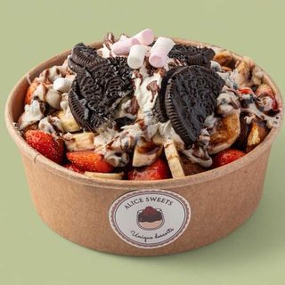 Bubble waffle Oreo