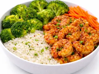 Asian Sesame Shrimp Bowl