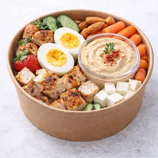 Protein Snack Box – Pui & Hummus