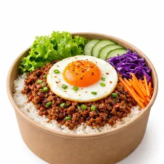 Korean Beef Bowl cu Ou