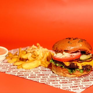 Smashed burger