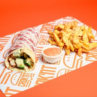Wrap cu pui și sweet chilli