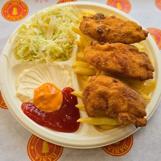 Meniu şniţele de pui