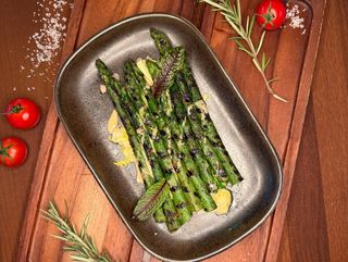 Grilled asparagus