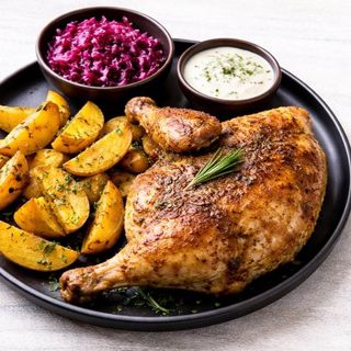 Meniu cu pui la cuptor