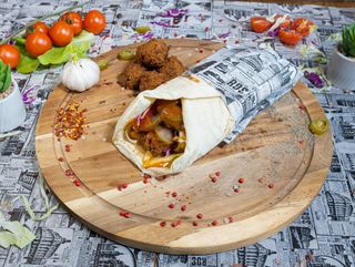 Shaorma de falafel