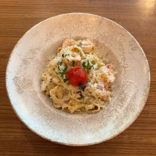 Tagliatelle cu creveți