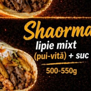 Shaorma mixt+suc