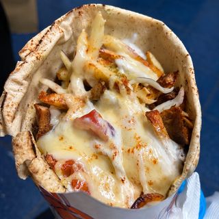 Cheesy lipie mixt pui-berbecuț