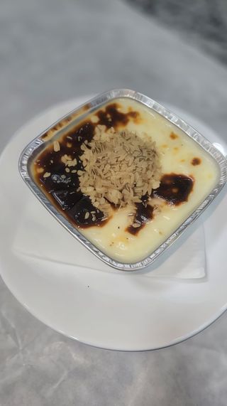Orez cu lapte cu nucă la cuptor