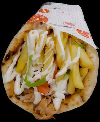 Gyros la lipie grecească de pui