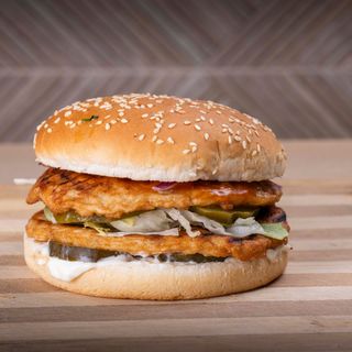 Dublu burger pui