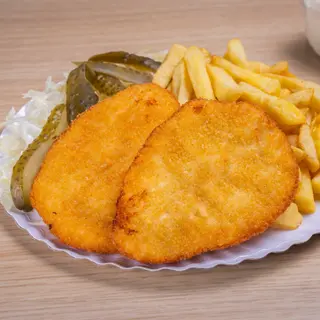 Meniu șnițel de pui