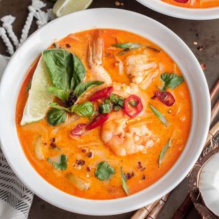 TOM YUM WITH SHRIMP