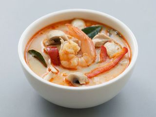 TOM KHA WITH SHRIMP