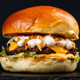 Black Angus burger