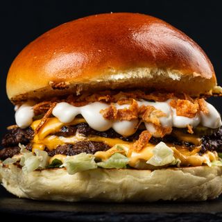Smash dublu burger