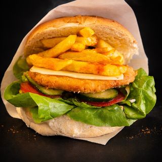 Cheeseburger de pui – 350 g