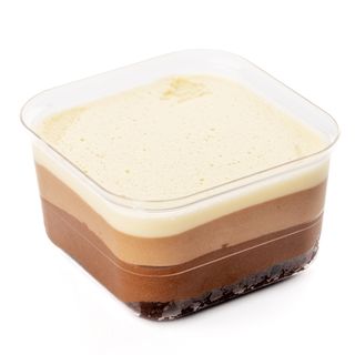 Pahar cu trei tipuri de ciocolată Callebaut