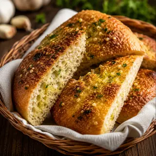 Pâinea Casei cu Usturoi