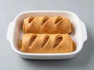 Strudel cu dulceata caise