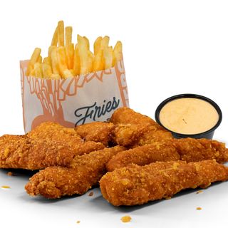 Crispy strips picant mare - 505 gr