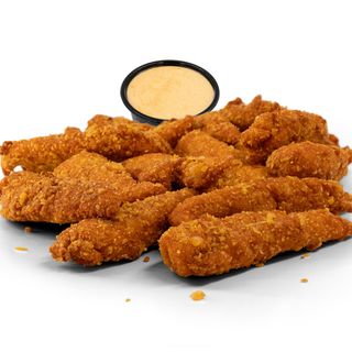 Crispy strips protein box picant - 580 gr