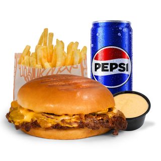 Meniu smash burger  - 530 gr