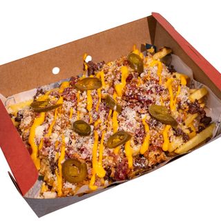 Beef loaded fries - 400 gr
