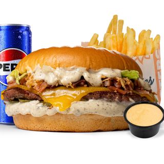 Meniu truffle burger - 550 gr