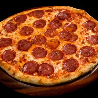 Pizza Quattro Formaggi cu salam picant Ø32cm
