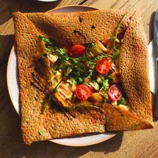 Galette pui si pesto rosu