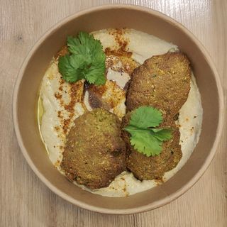 Falafel & hummus "indus" & lipie paratha 400g
