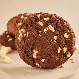 Cookies cu fulgi de ciocolata alba si neagra