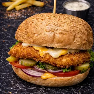 ȘNITEL DE PUI LA KEBAB