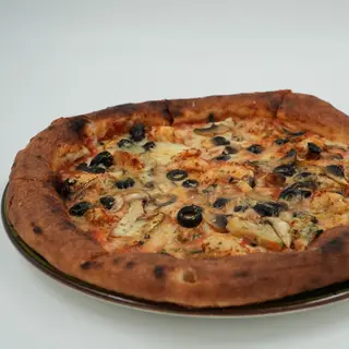 PIZZA POLLO E GORGONZOLA