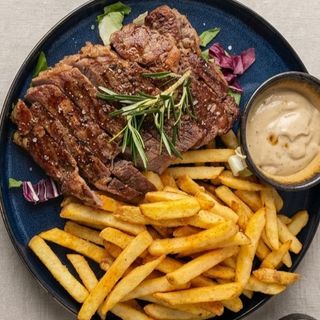 Rib-eye steak
