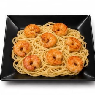 Spaghetti Assasina cu creveți