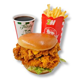 Deluxe Chicken Burger Meniu