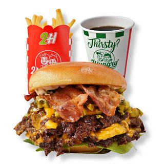 Crispy Bacon Triple Smash Meniu