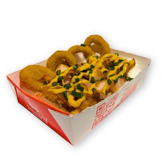Cheesy Loaded Onion Rings