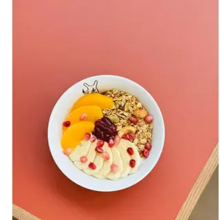 Seasonal granola bowl