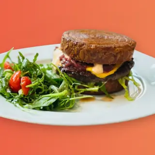 New York Roll burger