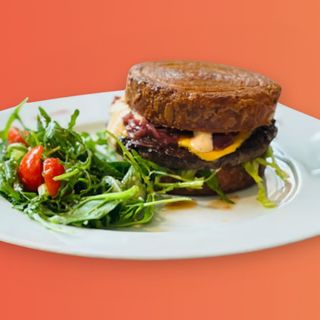 New York Roll burger